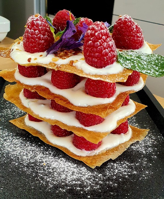 Millefeuille aux Framboises :: Les Recettes de Sylvie